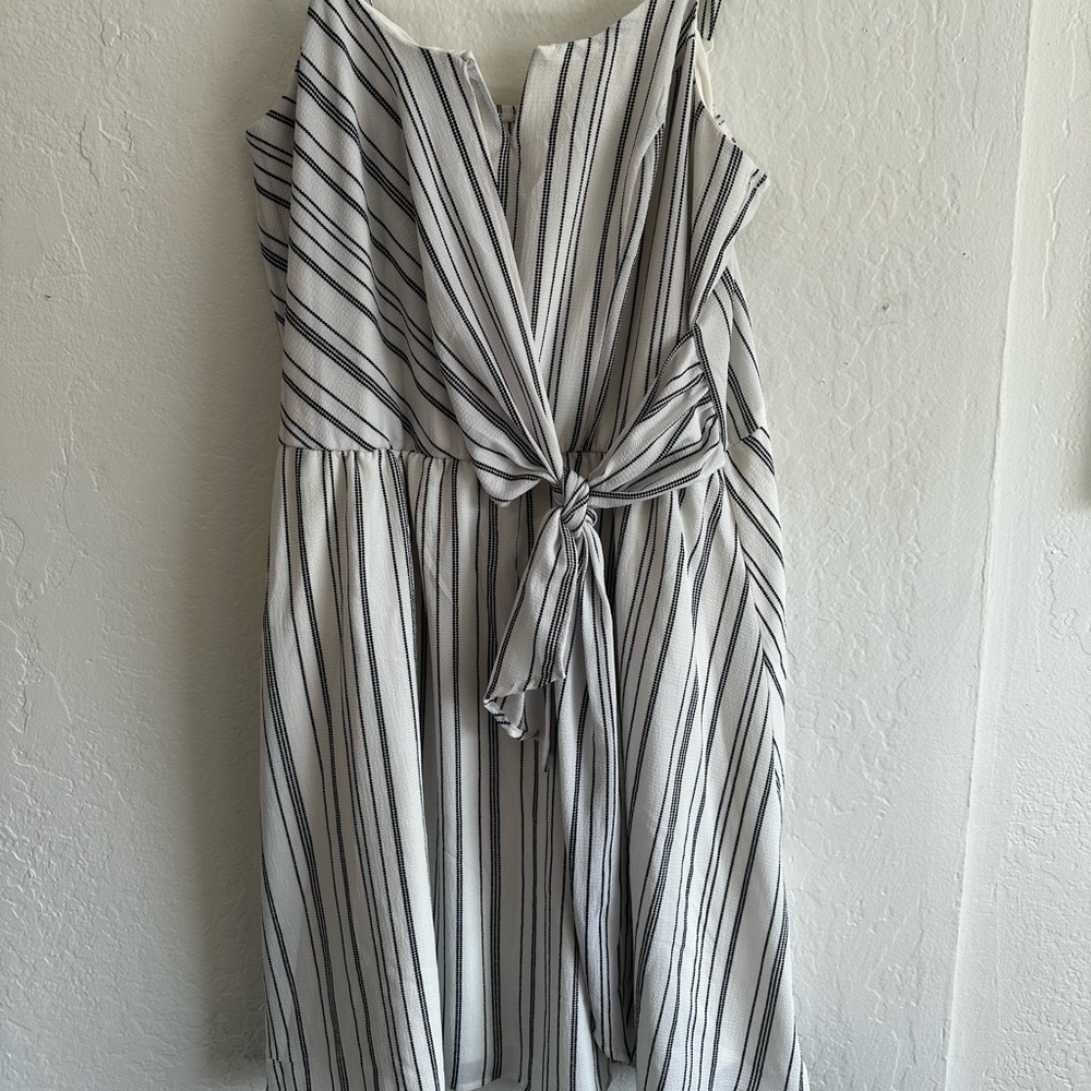 Maurices Black and White Striped Dress